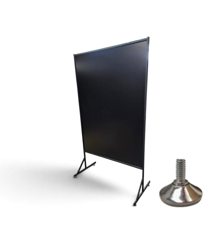 PIZARRA OFFICHILE TIZA PANEL DOBLE CARA CON ATRIL 0.80 X 1.50 CM - Imagen 2